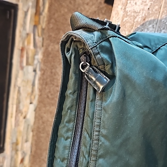 Prada Green Nylon Shoulder Bag - Picture 7 of 16